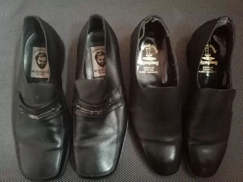 Preloved Sepatu Pantofel Loafers Kulit Asli Jual Borongan Murah