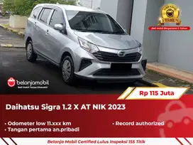 [ GARANSI 5TH ] Daihatsu Sigra 1.2 X AT Silver 2023/2024
