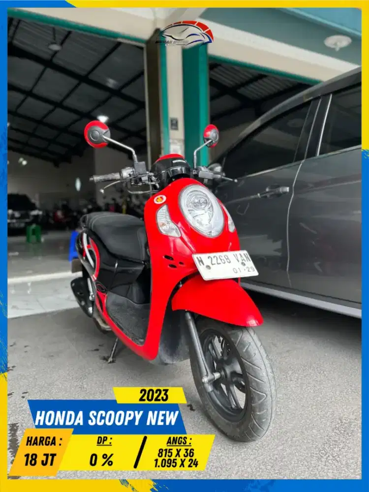 HONDA SCOOPY NEW 2023 NEGO MASZEHH HIKMAH MOTOR KEPUH MALANG