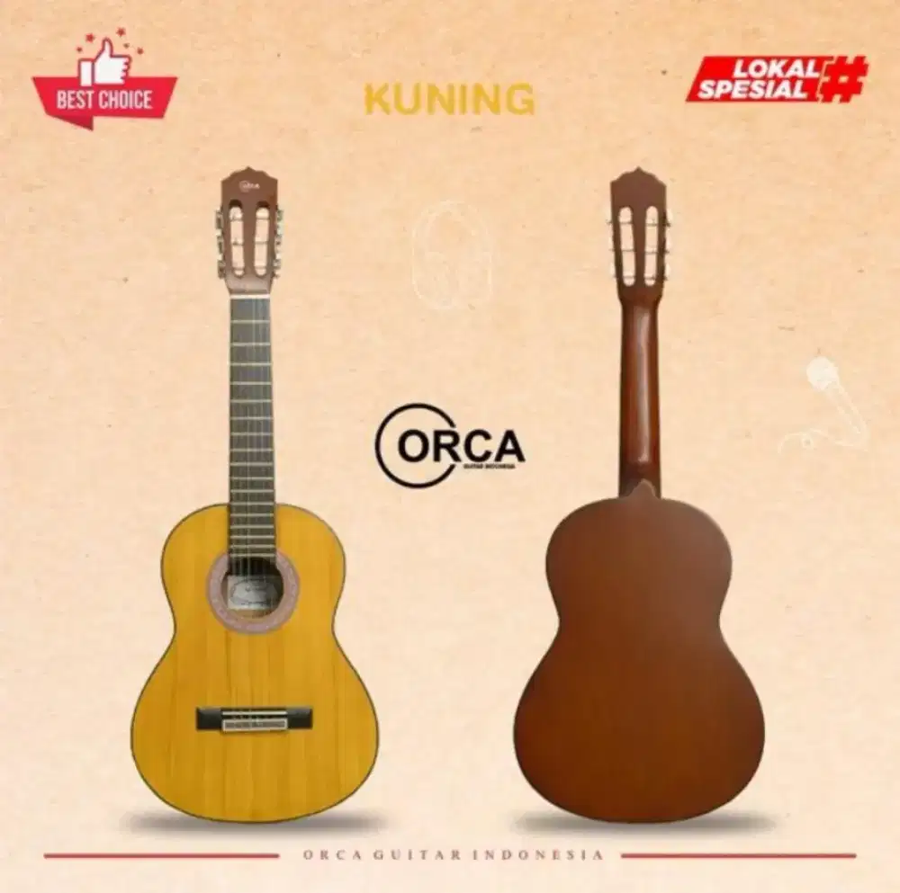 Gitar Klasik Orca NM340 Original Senar Nylon + Gratis Tas Gitar