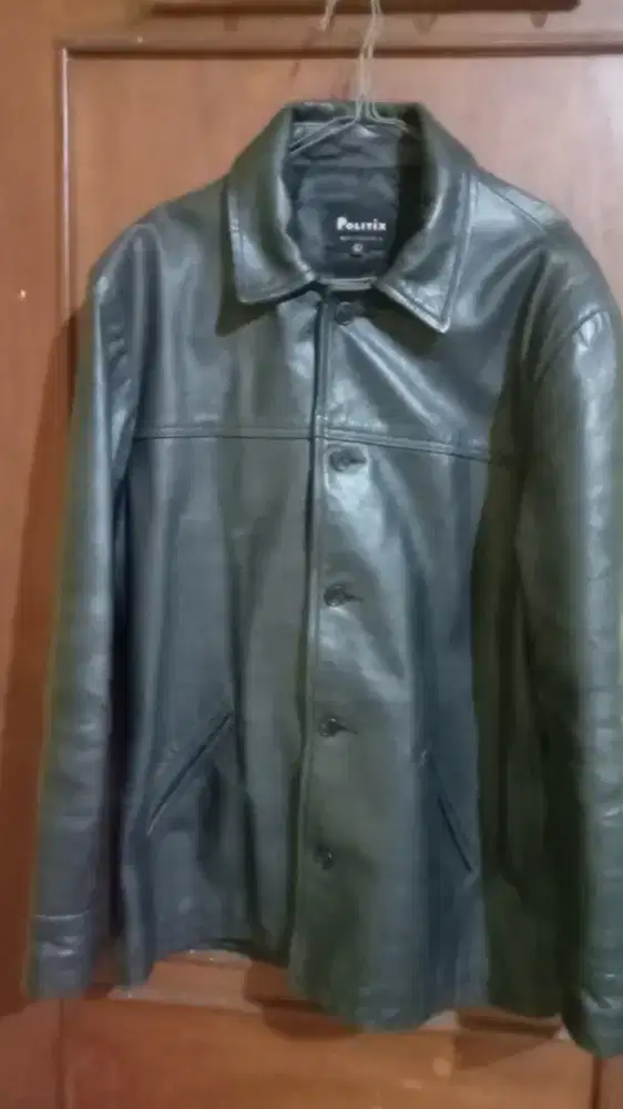Jaket kulit asli