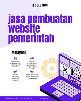 Jasa Pembuatan Website Pemerintahan – Profesional & Resmi