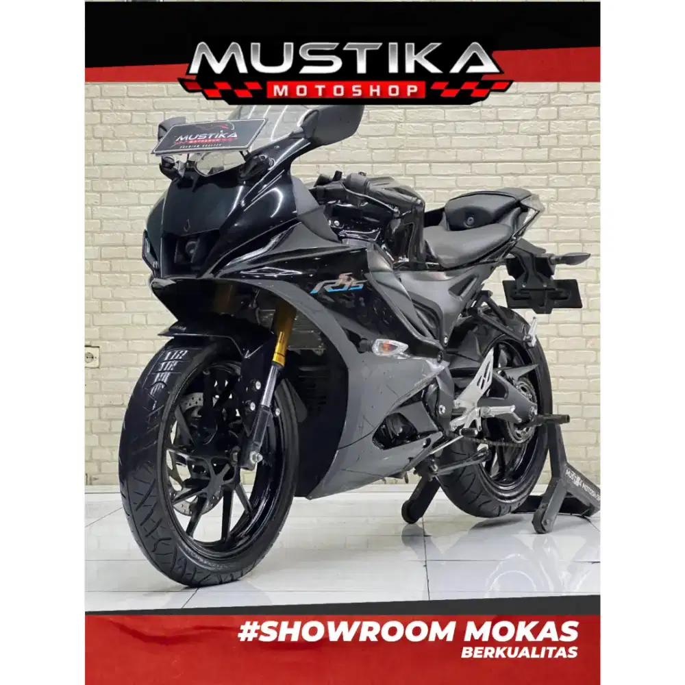Odo 9rb Simpenan!!Yamaha R15 V4 2022 Black N Asli Mulus-Mustika Saiful