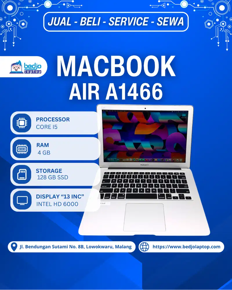 MACBOOK AIR A1466 TEREXCLUSIVE!