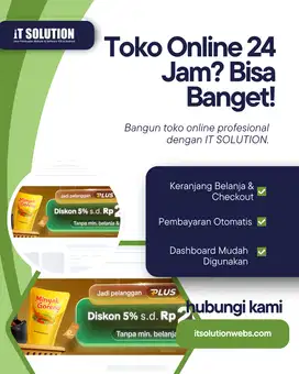 Jasa Pembuatan Website Toko Online – Profesional & Modern