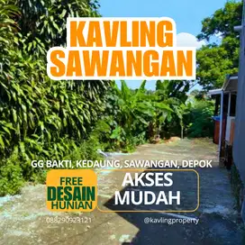 Tanah Kavling Kedaung Sawangan Depok, Bebas Banjir, Lahan Siap Bangun
