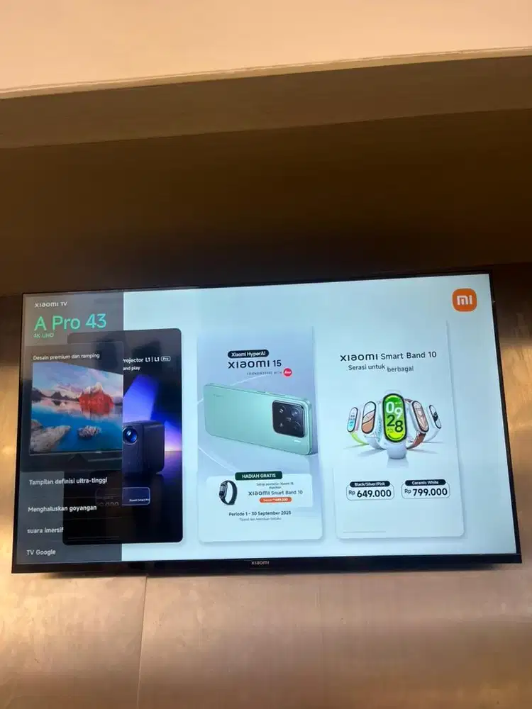 Xiaomi TV A Pro 43inc (3.599.000) bisa cicilan cukup modal KTP