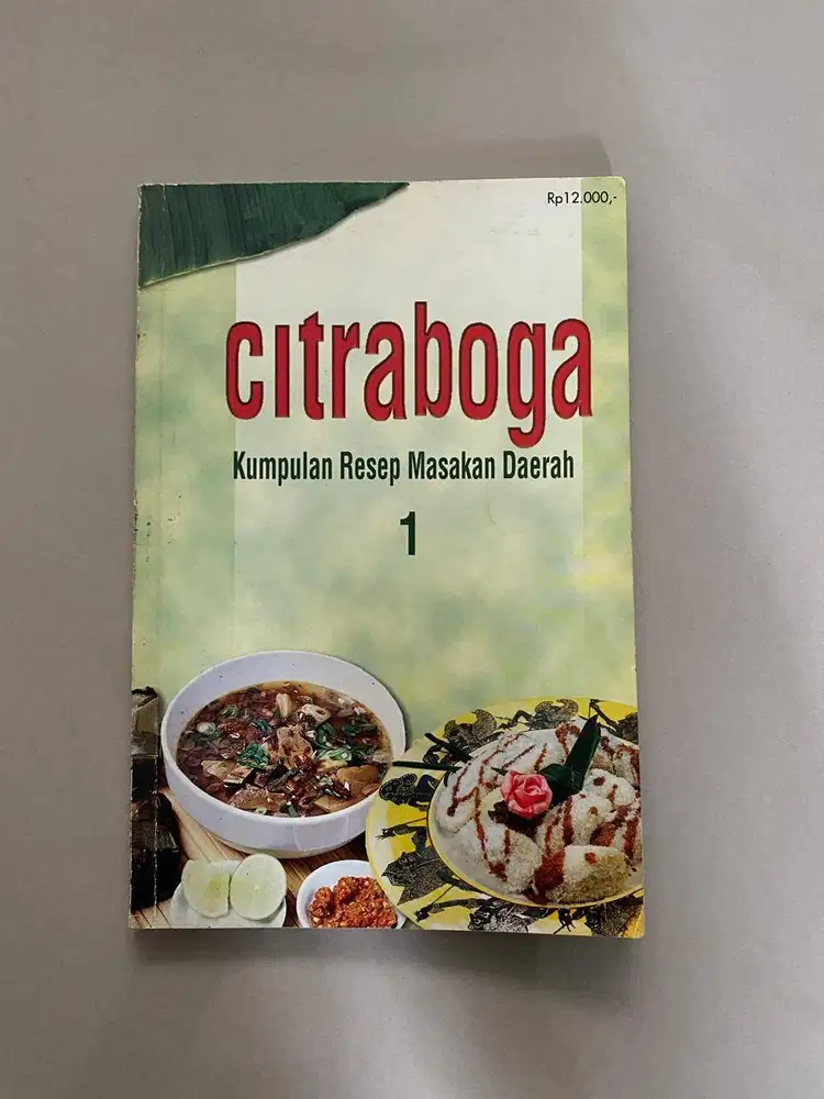 CITRA BOGA 1 - KUMPULAN RESEP MAKANAN DAERAH – GRAMEDIA - PRELOVED