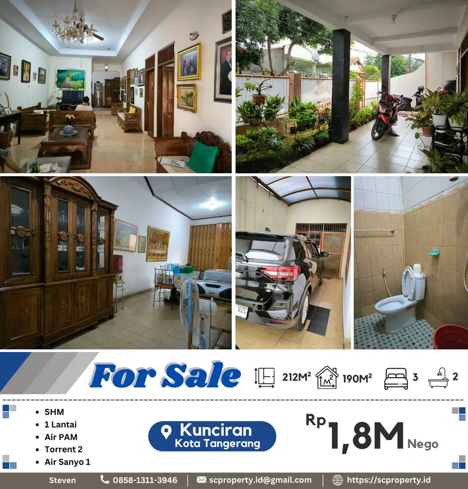 Dijual Rumah Murah dan Megah Siap Huni! di Kunciran, kota Tangerang