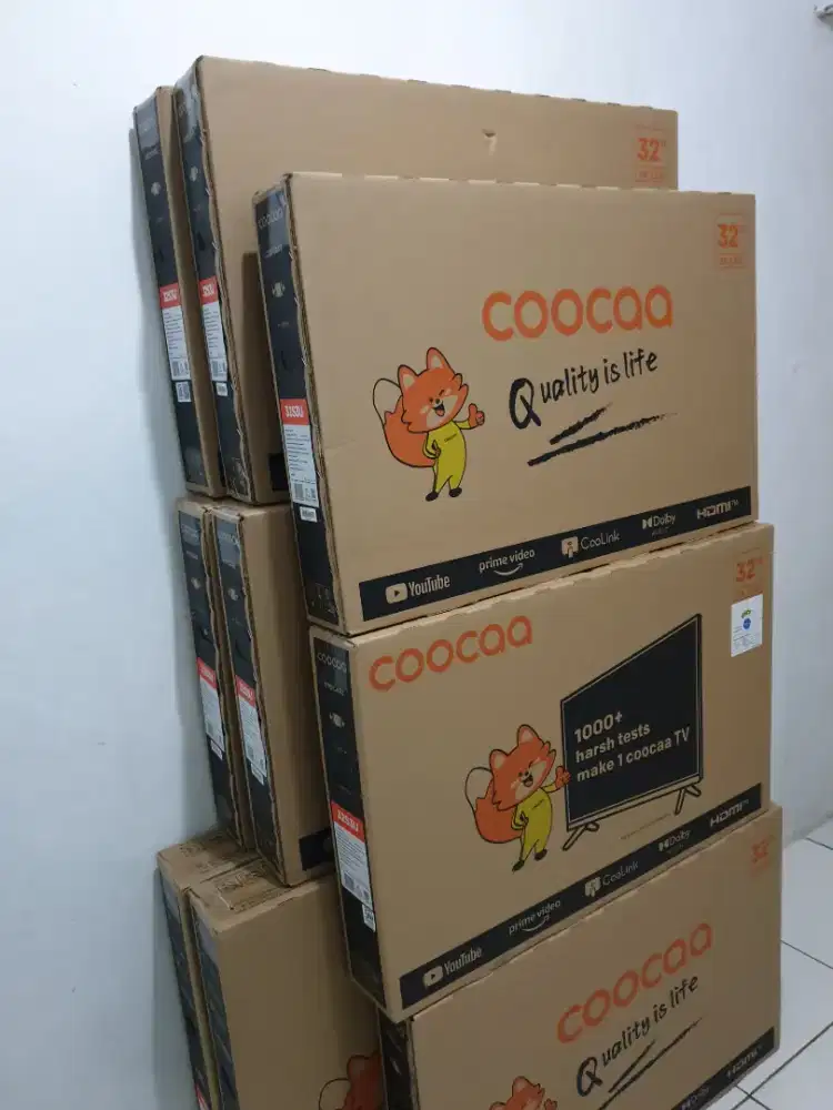 COOCAA SmartTV Digital 32 inch. 100% Baru, bisa COD + Setting