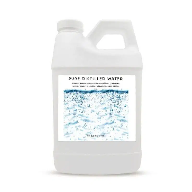 Aquadest air suling murni H2O 500ml