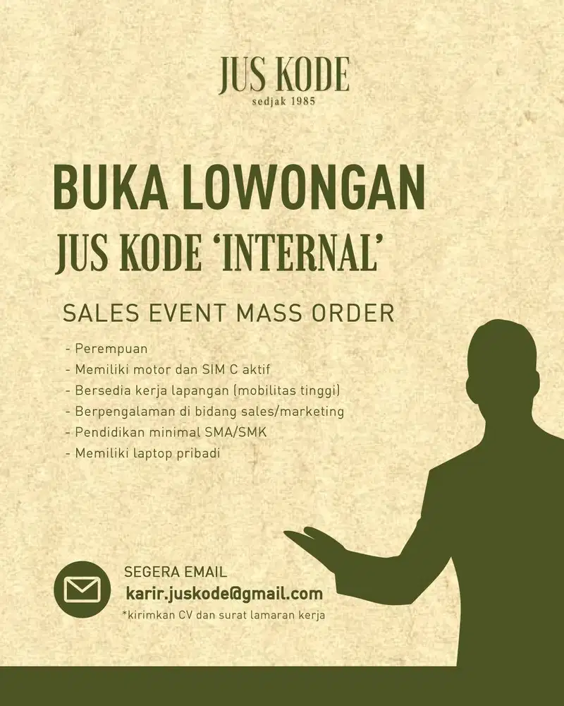 Sales Event Mass Order Jus Kode