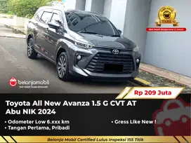 [ LOW KM 6RB ] Toyota All New Avanza 1.5 G CVT AT Abu 2024/2025