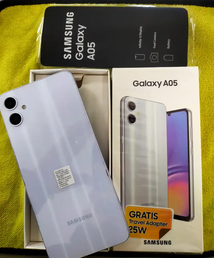 Samsung A05 ram 6/128 lecet pemakaian
