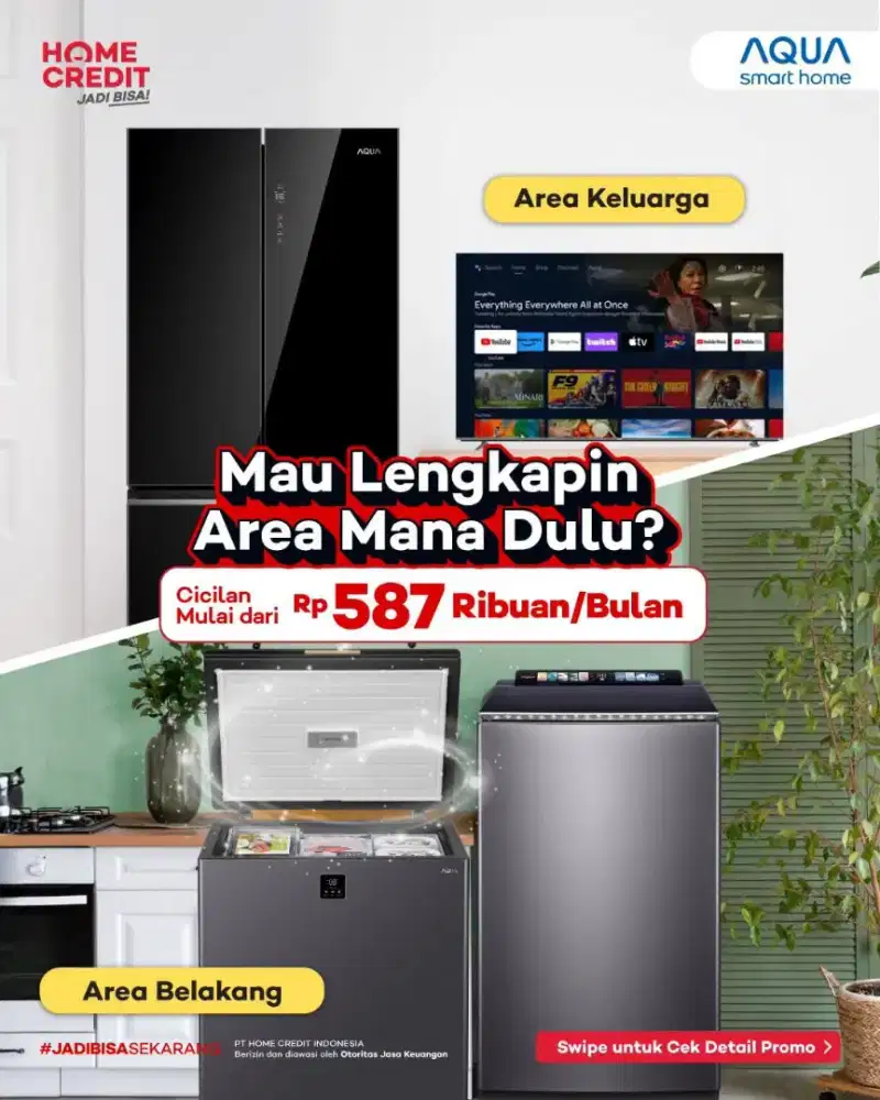 PROMO KREDIT ELEKTRONIK, TANPA DP DAN CICILAN RINGAN!