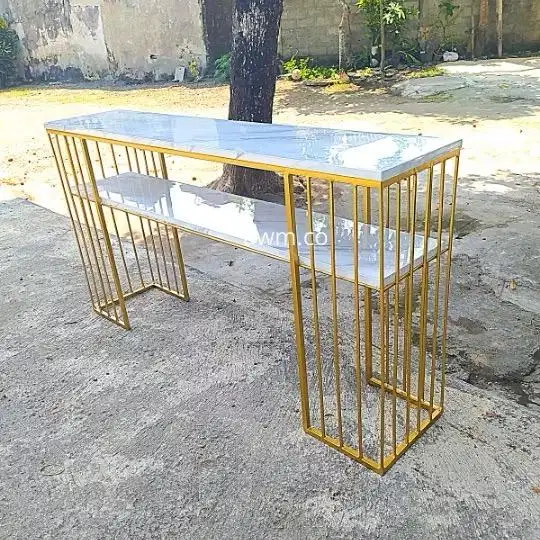 meja kuku list abu abu