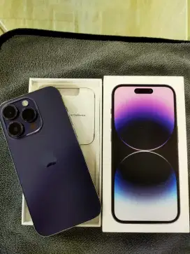 Iphone 14 Pro 128gb Ex:ibox lecet pemakaian dan BH 86%