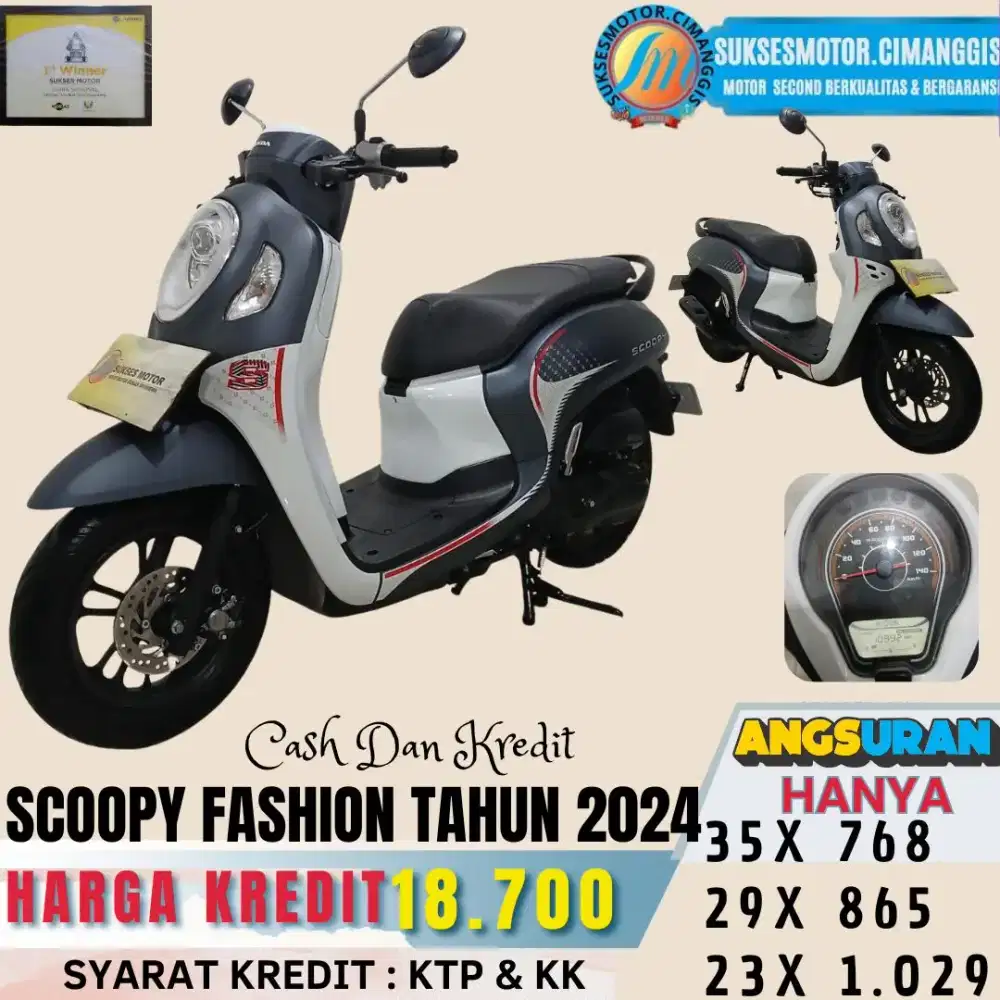 SCOOPY FHASION TERMURAH CASH KREDIT PROMO UNIT LAINYA KLIK PROFIL