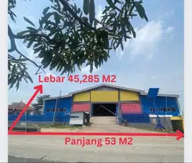 Dijual Bengkel Strategis di Karawang Barat
