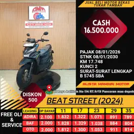 Honda NEW BEAT STREET tahun 2024 plat B JAKSEL