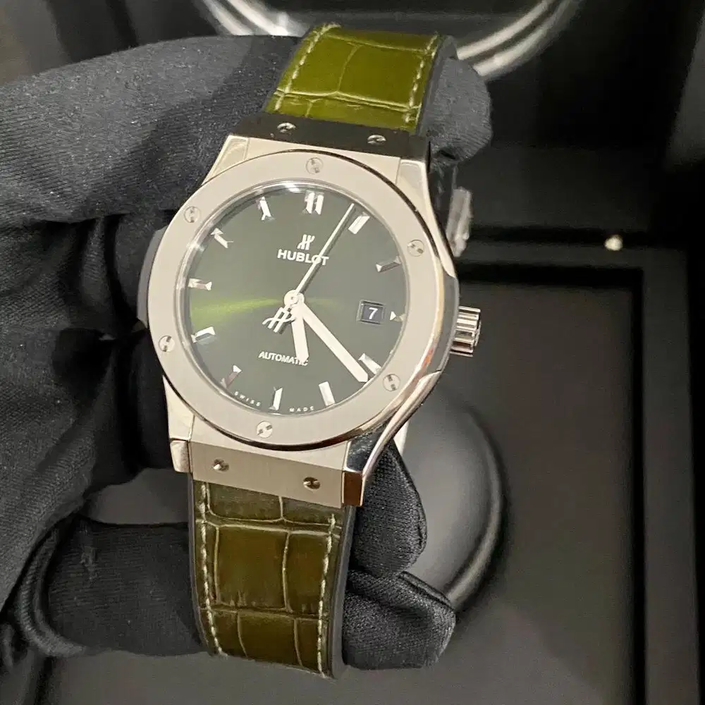 Hublot Classic Fusion Titanium Green 42mm 542.NX.1171.LR fullset 2022