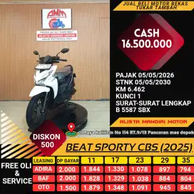 Honda NEW BEAT SPORTY CBS 2025 kredit 0% via CC