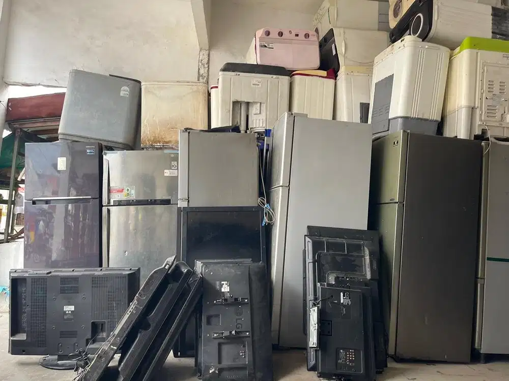 Mentima barang rongsokan tv ac kulkas mesin fuci siap ambil