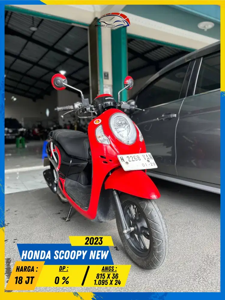 HONDA SCOOPY NEW 2023 NEGO SAMPE DEAL HIKMAH MOTOR KEPUH