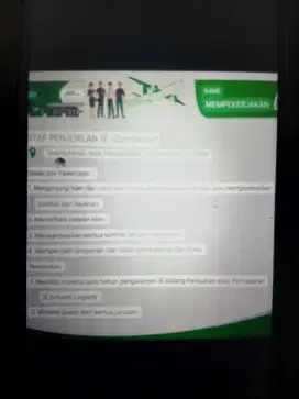 Butuh Kamu sales E-commerce.