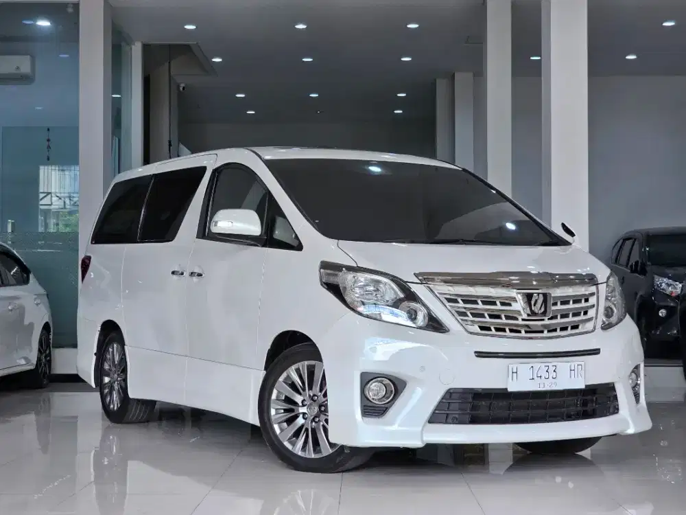 Km 90rb Alphard 2.4 S CBU 2013 At(Matic) Plat H 2012 G 2014