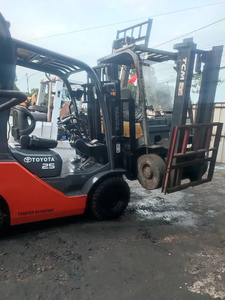 Forklift Toyota 2,5 Ton,Manual,3 Meter,1DZ-II,Seri 8FD25,Tahun 2016
