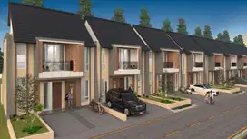 Kavling lebar 8 lebih luas rumah 2 lantai 4 kamar tidur tanpa DP