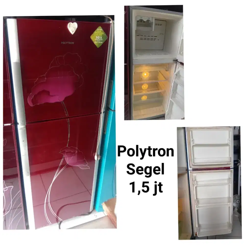 Kulkas POLYTRON bekas bergaransi