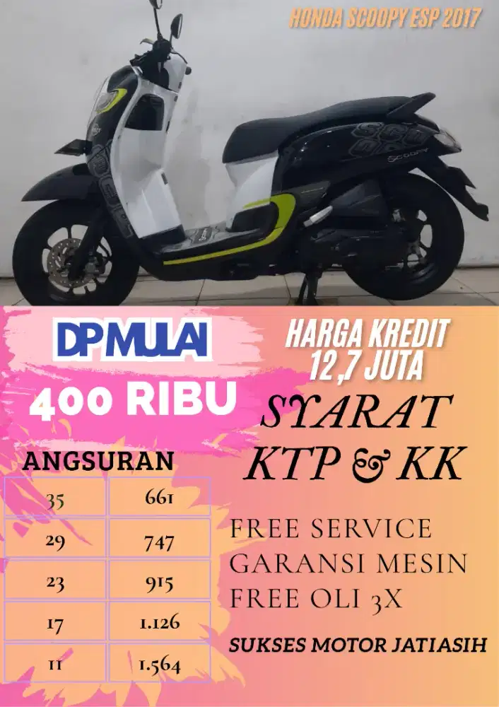 HONDA SCOOPY ESP 2017