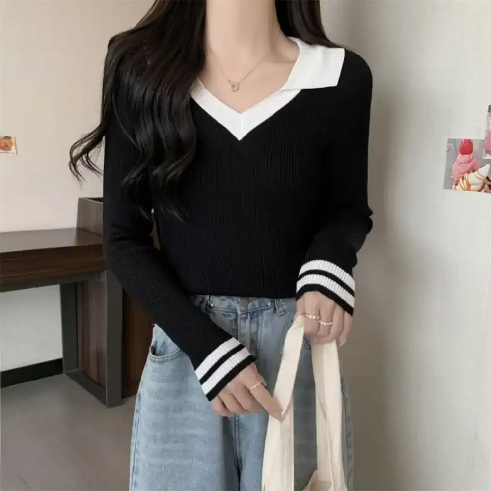 Preloved Inner rajut premium lengan panjang