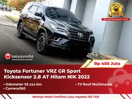 [ GARANSI 5TH ] Toyota Fortuner VRZ GR Sport 2.8 Kicksensor 2022/2023