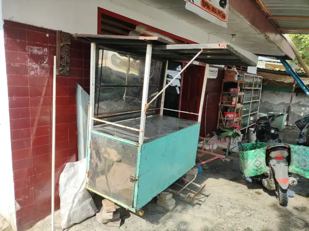 Jual gerobak bekas usaha