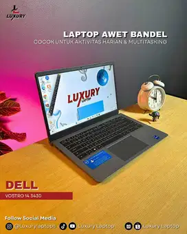 LAPTOP DELL VOSTRO 14 3430 SLIM CORE I5 GEN 13 RAM 16GB SSD JUAL BU