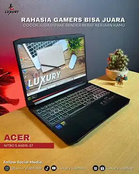 LAPTOP GAMING ACER NITRO 5 AN515-57 CORE I5 GEN 11 NVIDIA RTX 3050 BU