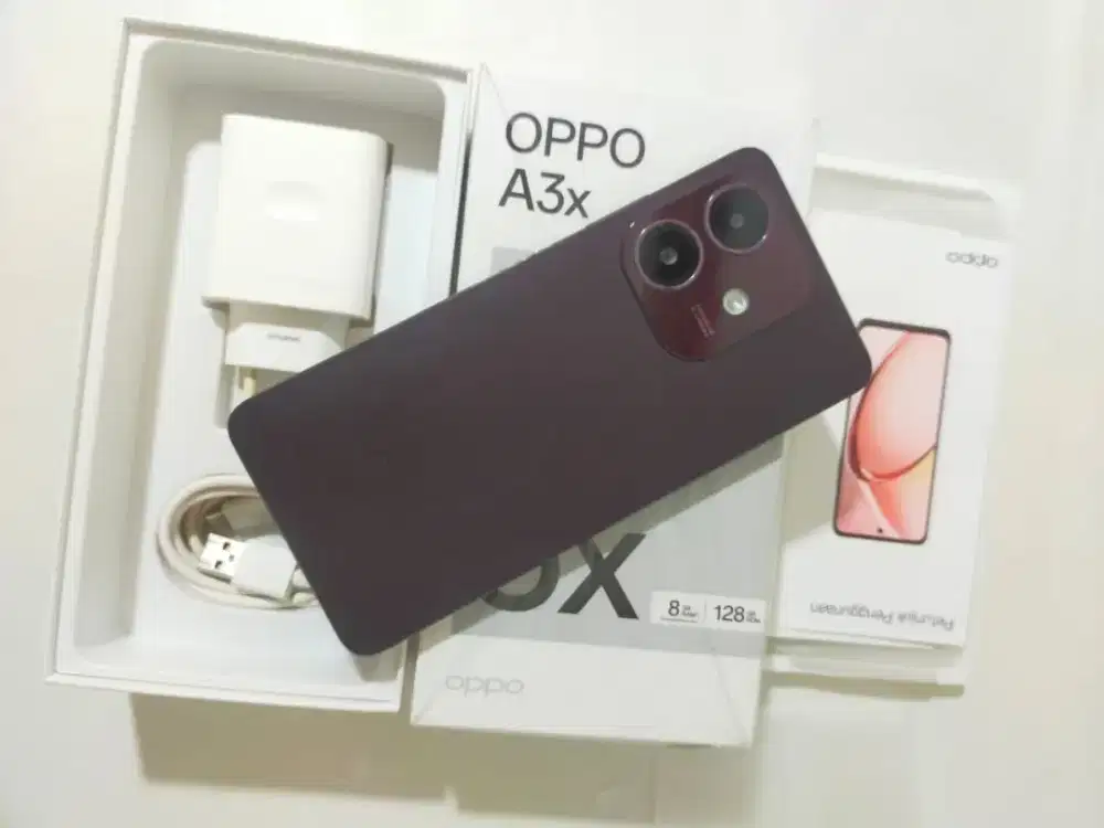 Oppo A3x Ram 8GB 4+4/128 Second Resmi