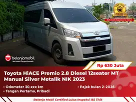 [ GARANSI 5TH ] Toyota HiACE Premio 2.8 Diesel 12 Seater 2023/2024