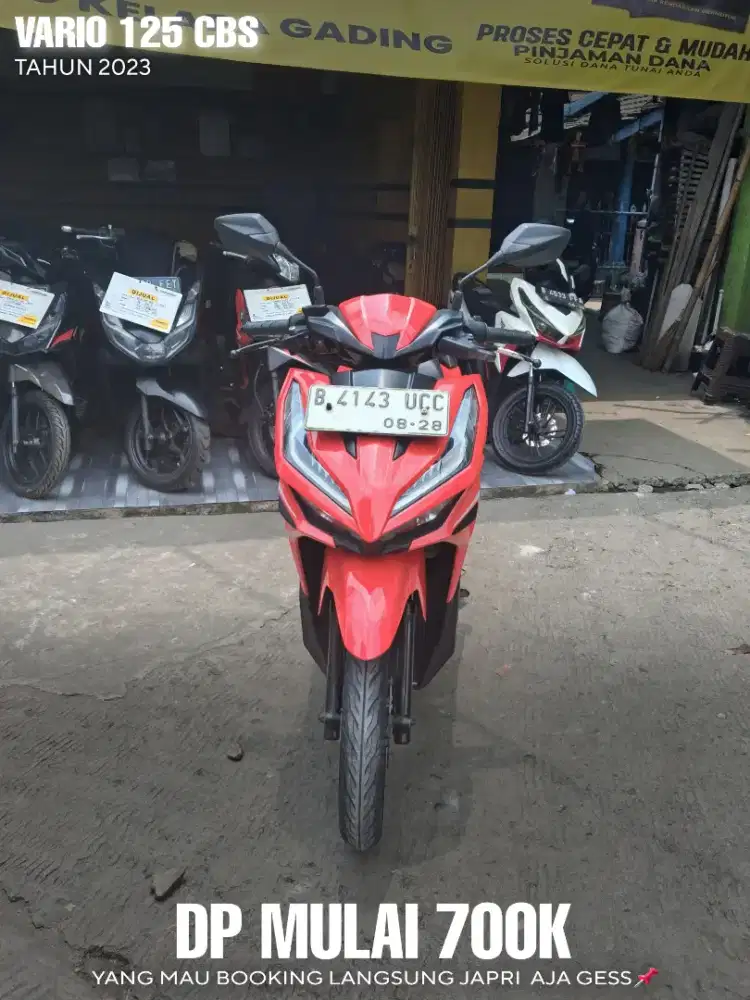 READYY YUK !! VARIO 125 CBS TAHUN 2023 DP CUMA 700K AJA