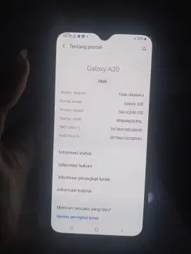 Samsung A20 ram 3/32