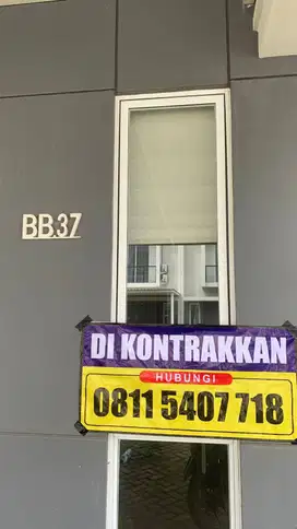Disewakan Tahunan Rumah 2 Lantai, Central Park Juanda Dekat Bandara
