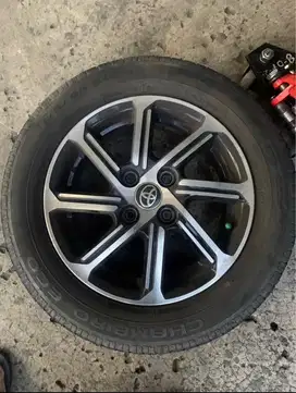 velg + ban ring 14 standar toyota (ex agya gr)