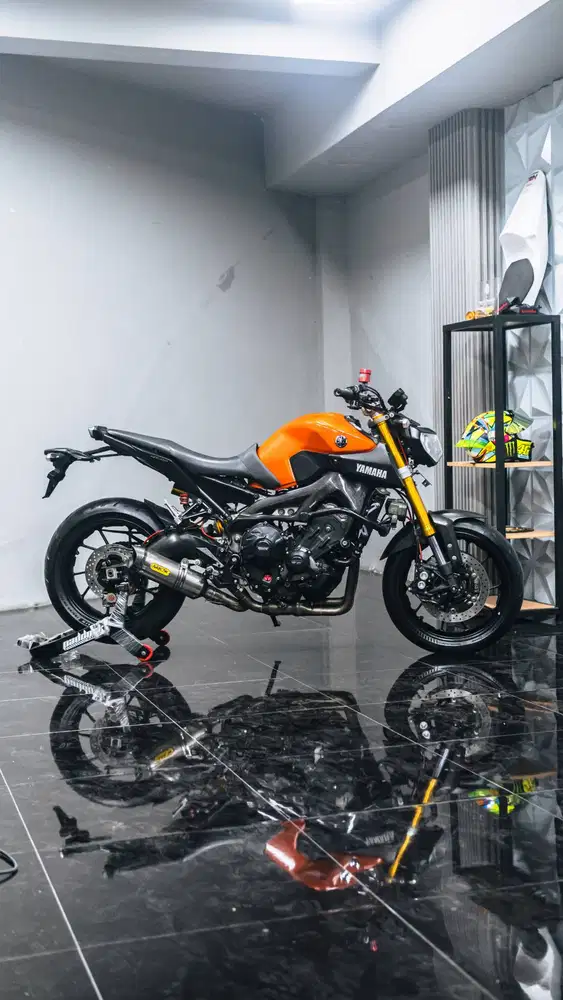 yamaha mt 09 orange rare color 2015