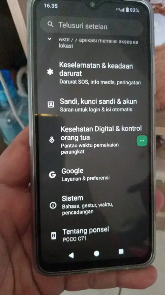 POCO C71 4/128 second fullset