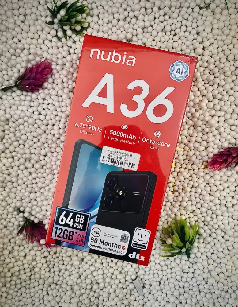 NUBIA A36 HP SEJUTAAN BERGARANSI RESMI