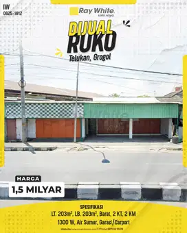 Ruko Strategis di Telukan Grogol: Cocok untuk Berbagai Usaha