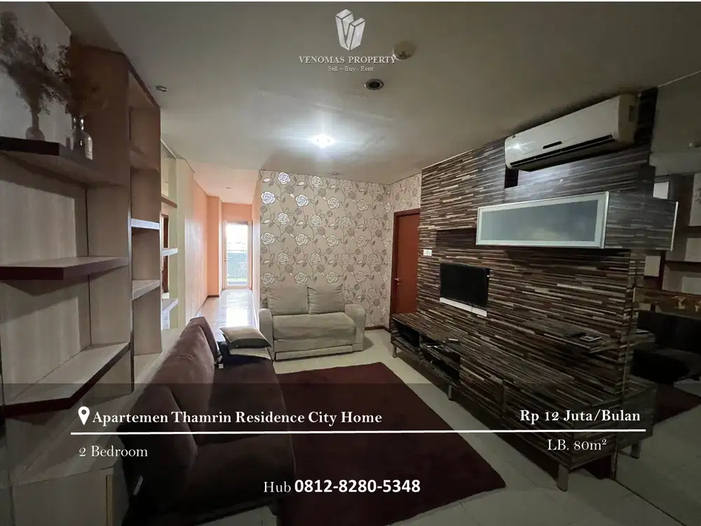 Disewakan Apartement Thamrin Residence City Home 2BR Full Furnished